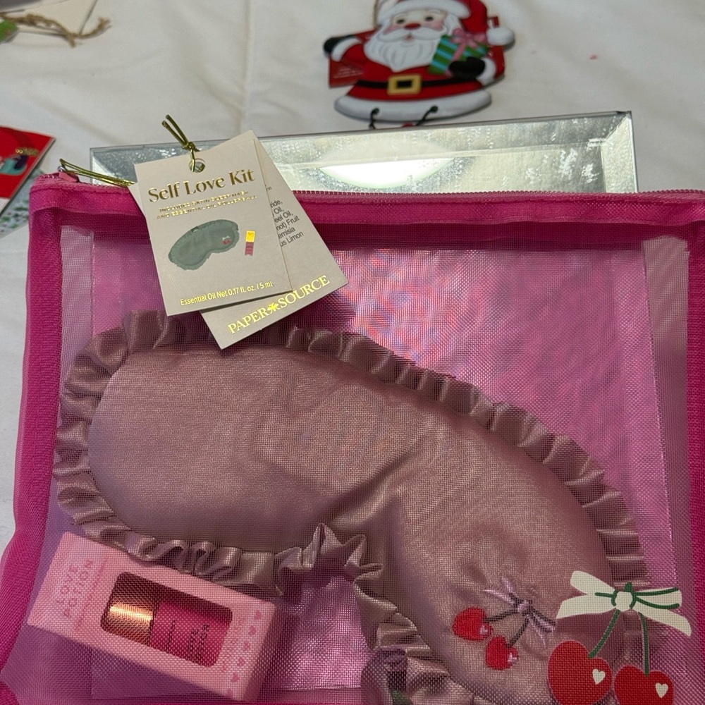 Paper Source Pink and Gold Self-Care Set